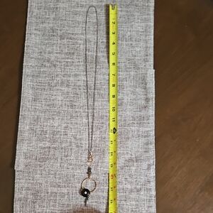 Elegant Black Pendant Necklace